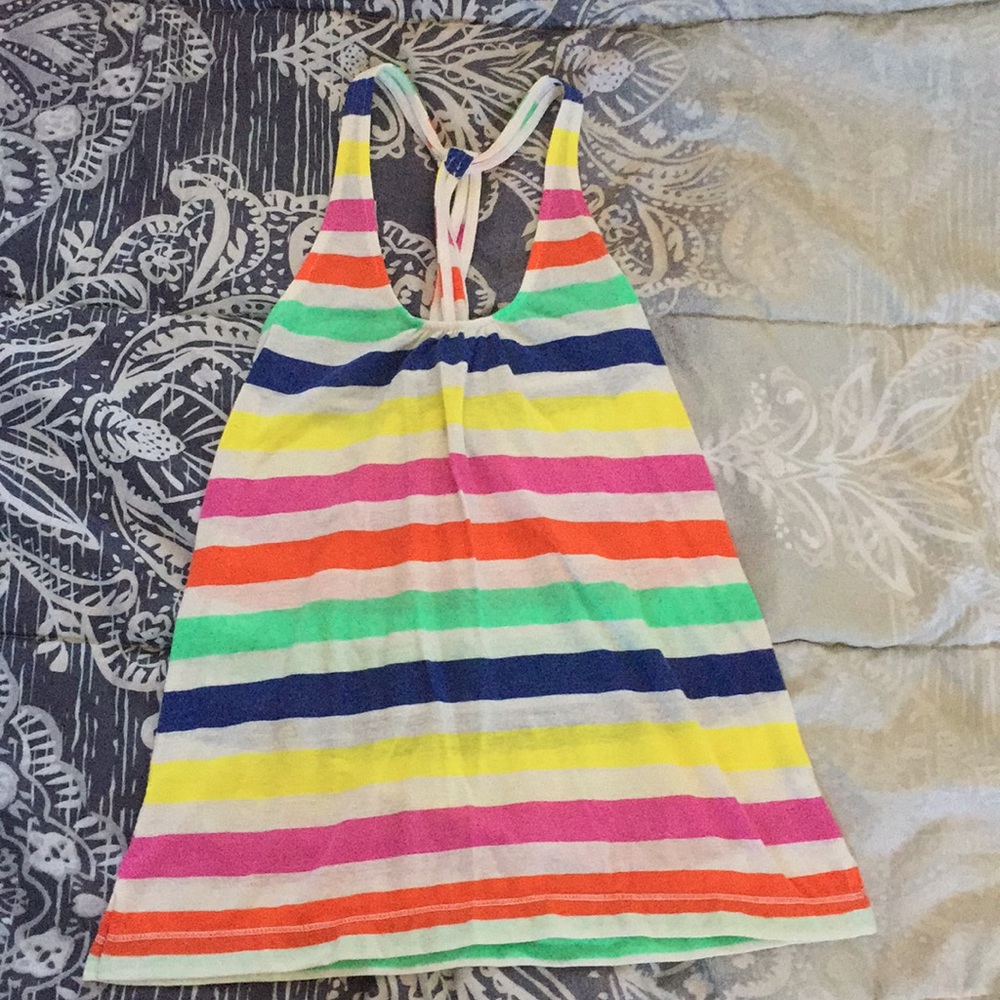 A striped tank top